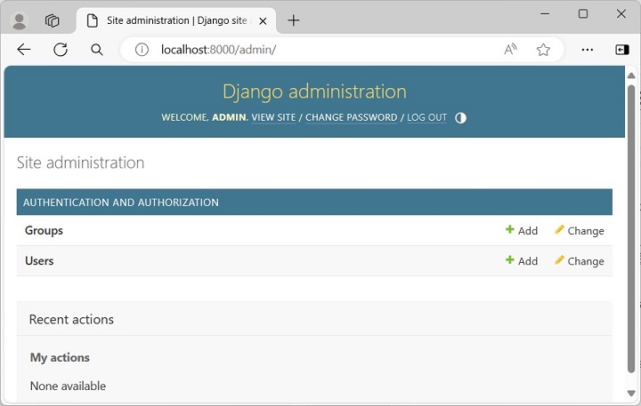 Django Admin Create User 1