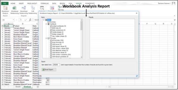 Workbook Analysis Report
