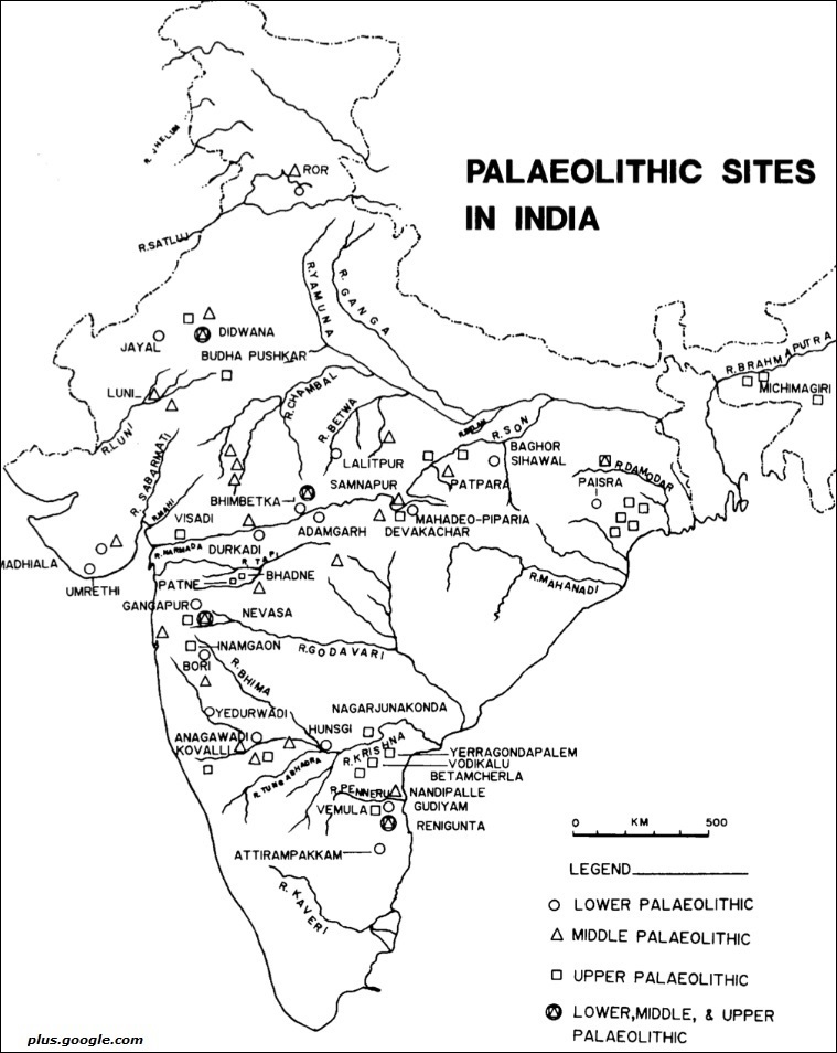 Palaeolithic sites