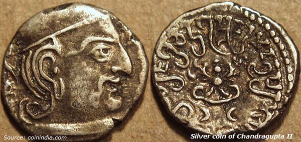 Silver coin of Chandragupta II