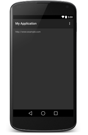 Android Custom Activity Runs