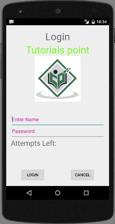 Android Login Application Tutorial