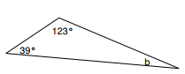 Finding an angle measure of a triangle given two angles Online Quiz 7.10