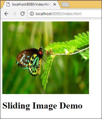 Sliding Image Chrome