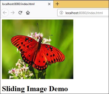Sliding Image Firefox