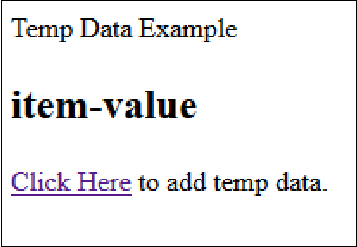 Add Temp Data