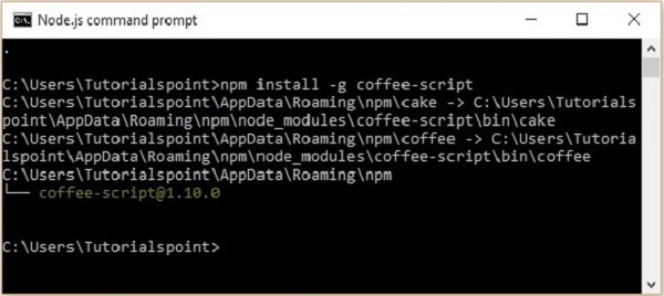 Install CoffeeScript