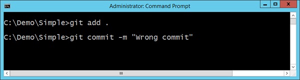 Build Failure Git Add Command