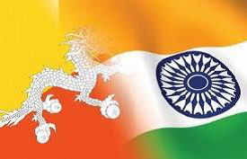 India, Bhutan