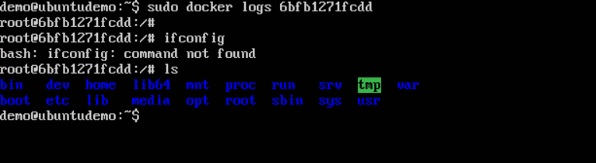 Container Logging Output