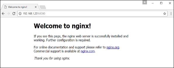 NGINX Container