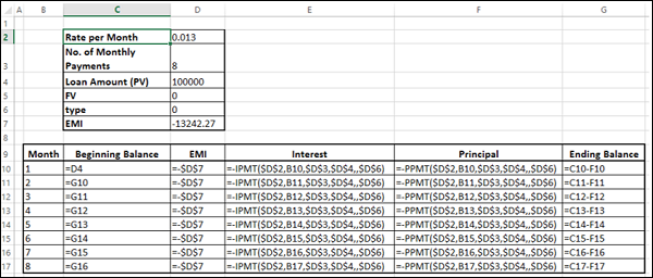 Calculate Interest and Principal