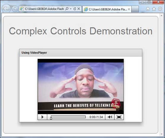Flex VideoPlayer Control