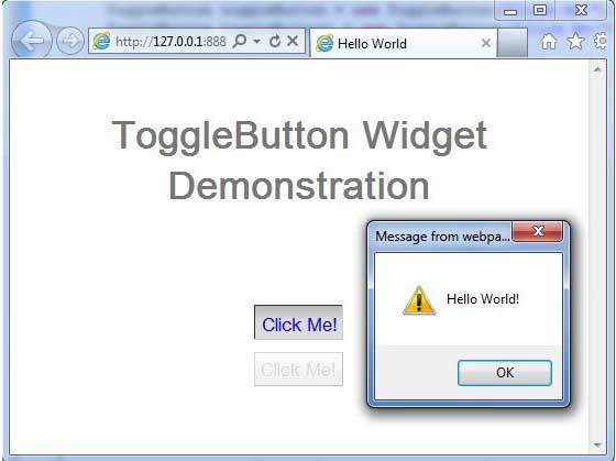 GWT ToggleButton Widget