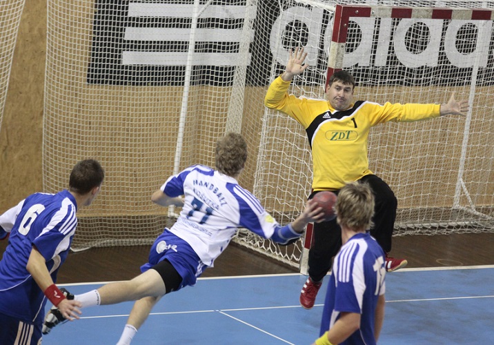 Professional Handball playing.