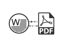 Convert Word to PDF Files