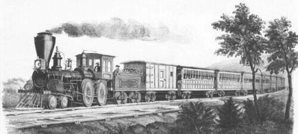 Railway was developed in 1850's