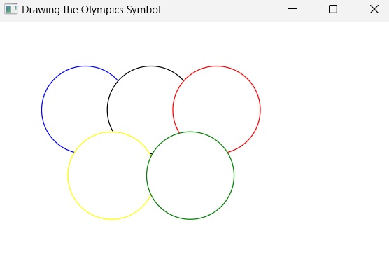 Drawing Olympic Circle