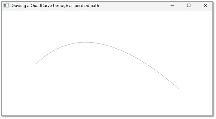Drawing Quadratic Curve