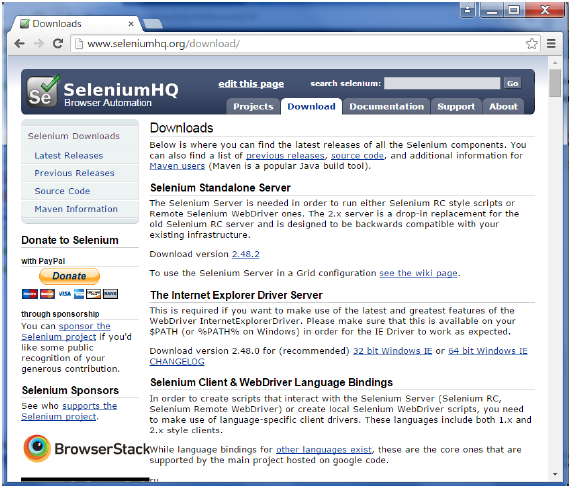 Download Selenium Standalone Server