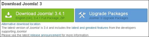 Download Joomla Setup