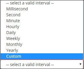 Select Interval Histogram