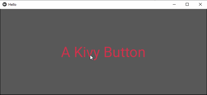 Kivy Button1