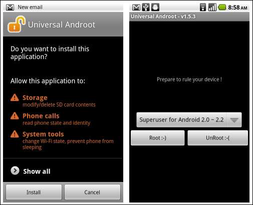 Universal Androot