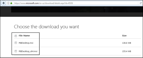 Choose the Download