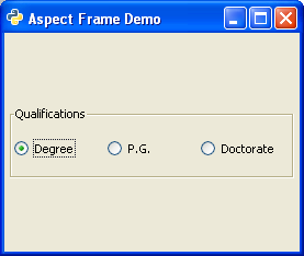 Aspect Frame Demo