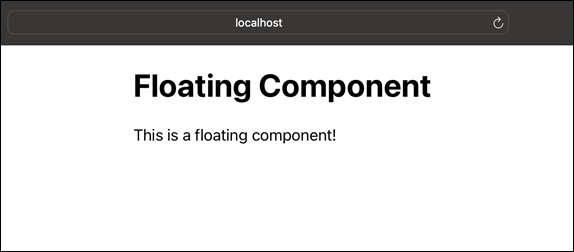 floating component