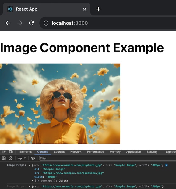 image component example