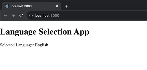 language selection app