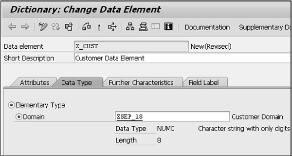 Customer Data Element