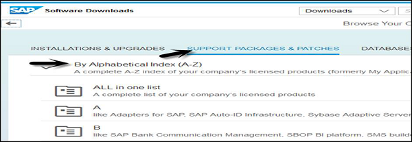 SAP Software Downloads