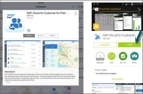 SAP C4C Native App