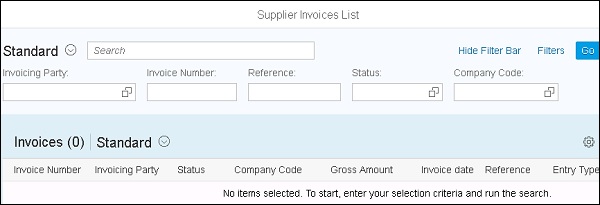 Supplier Invoice