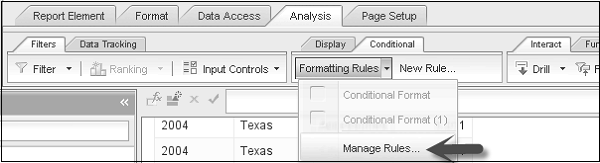 Manage Conditional Formatting Rules
