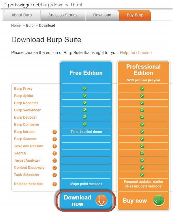 BURP Suite Download.