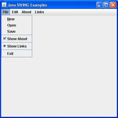 Java Program Using Itemlistener