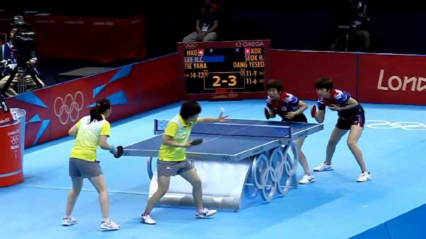 Doubles Table Tennis