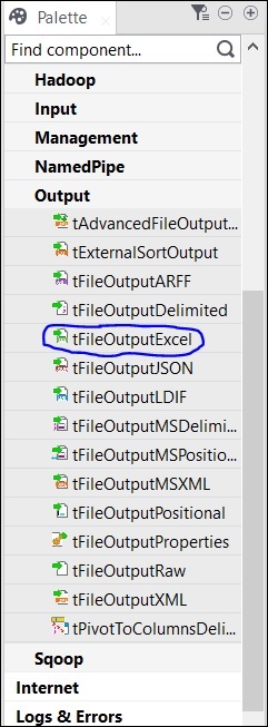 File Output Excel