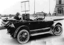 First Car Mounted Telephone