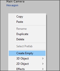 Create Empty