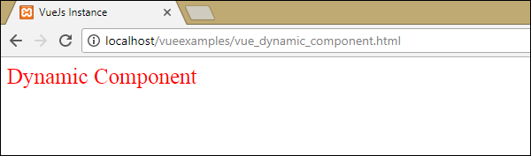 Dynamic Component