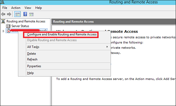 Enable Routing