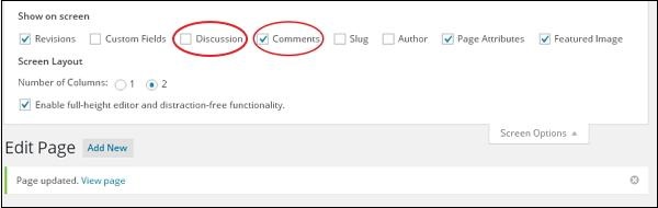 WordPress Add Comments