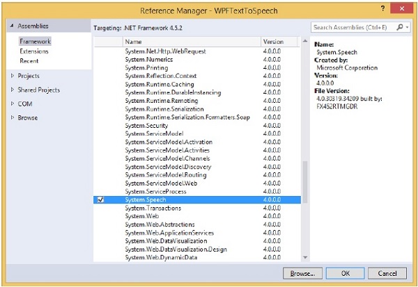 Reference Manager Dialog