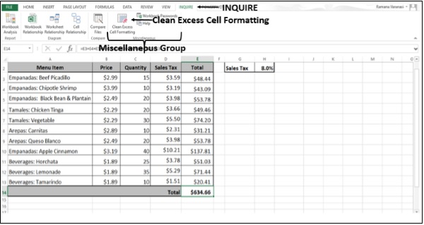 Clean Excess Cell Formatting