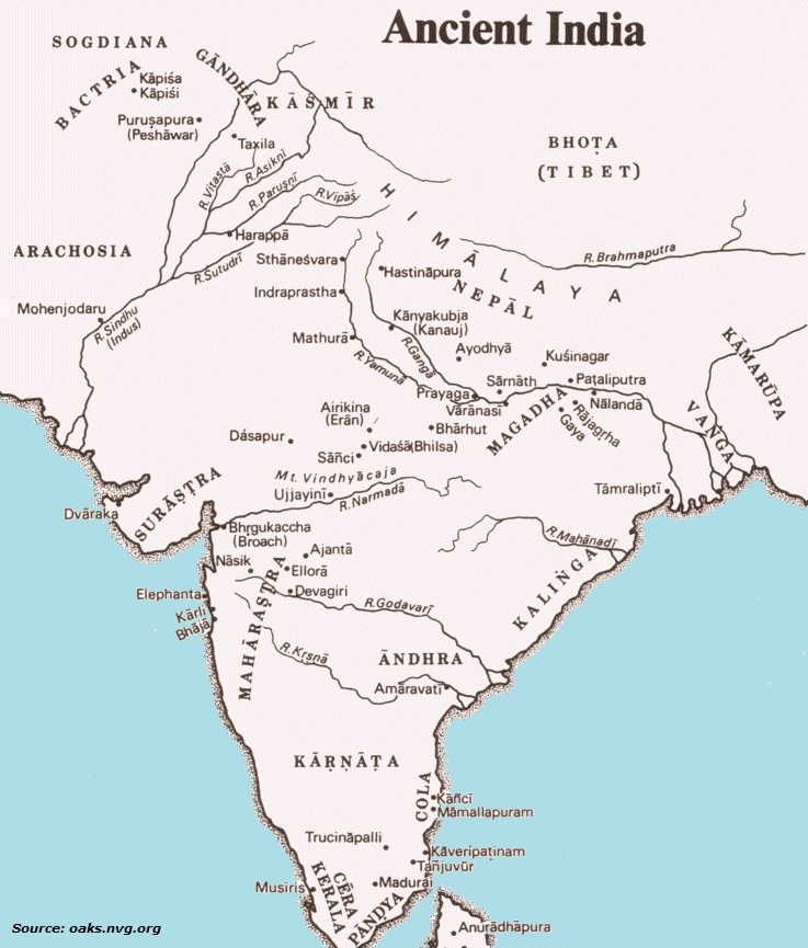 Ancient India Map